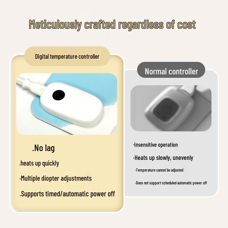 Extra Large Cartoon Heated Mouse Pad & Desk Mat - Fast Heating for Winter