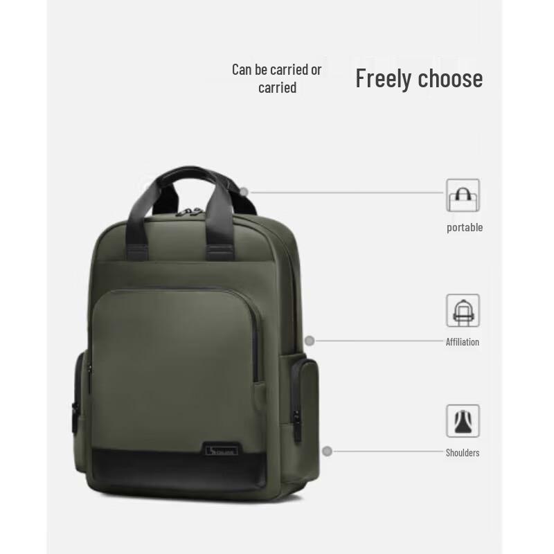 Aiwashi OCB4991 Nylon Commuter Business Backpack 14.8L