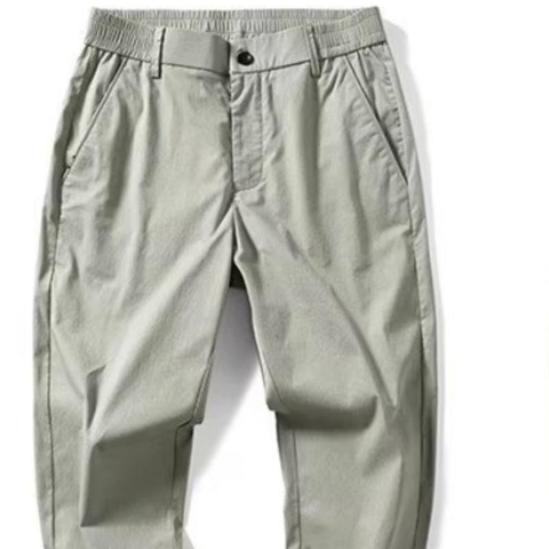 

Повседневные брюки из ледяного шелка для мужчин, летние тонкие спортивные брюки для мальчиков, прямые свободные мужские брюки длиной девять точек 38