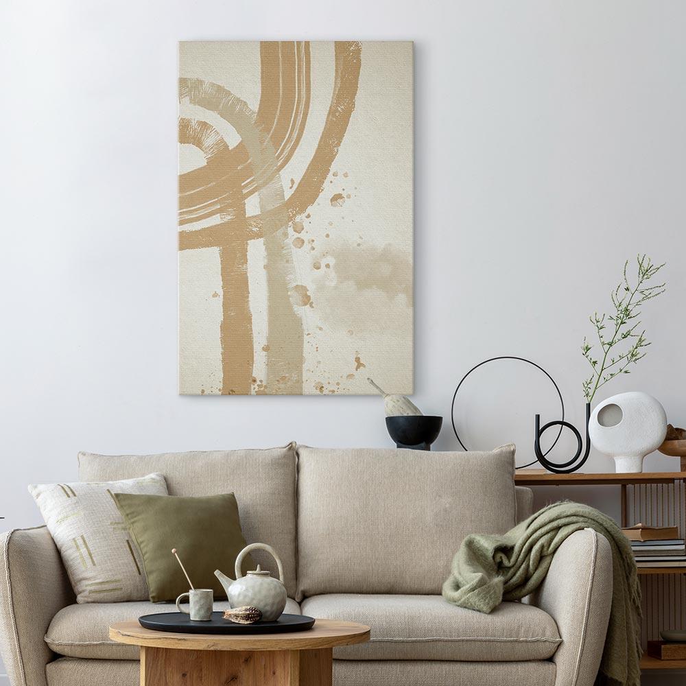 Image - Beige Minimalism (1-Part) Vertical