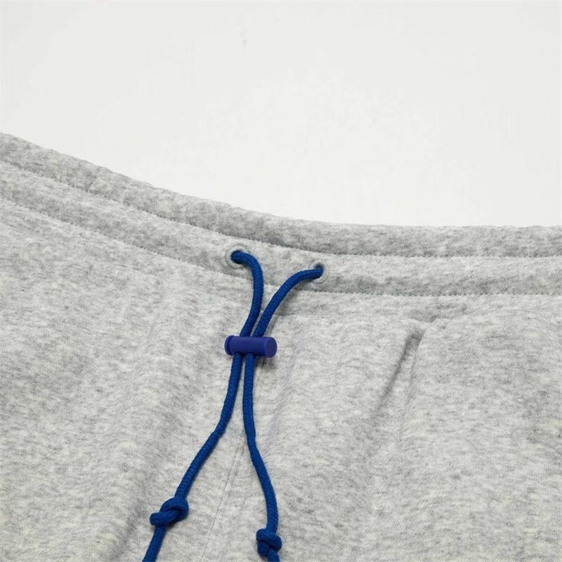 Puma Solid Color Cuffed Knit Sports Pants Unisex Bottoms Light-Heather-Gray 539732-04