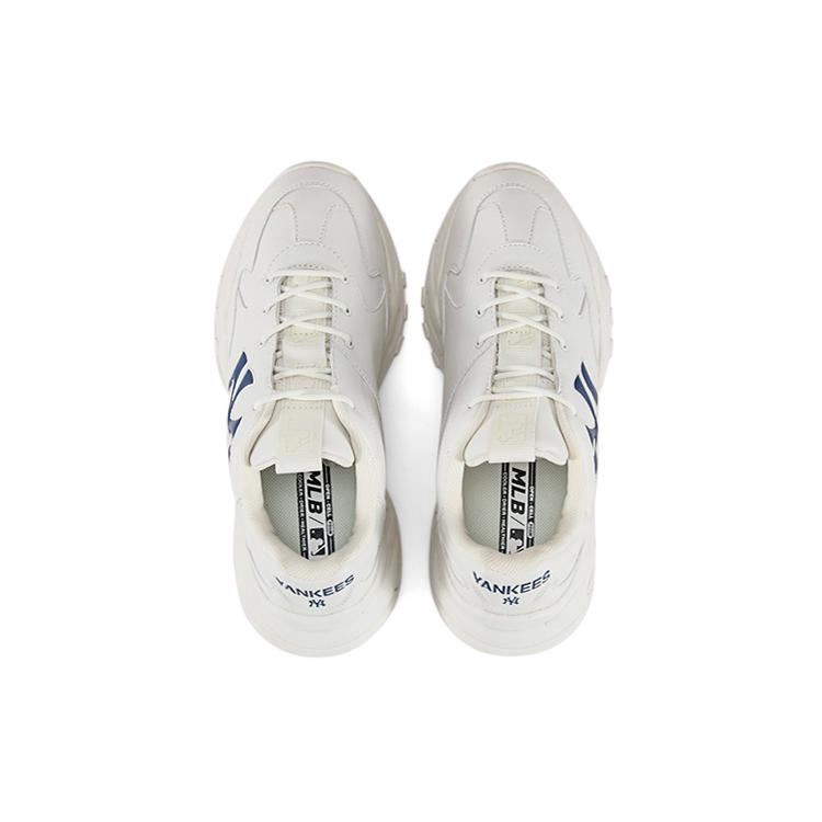 New MLB Big Ball Chunky 3D New York Yankees Low Top Chunky Sneakers Unisex White 3ASHBCW3N-50WHS