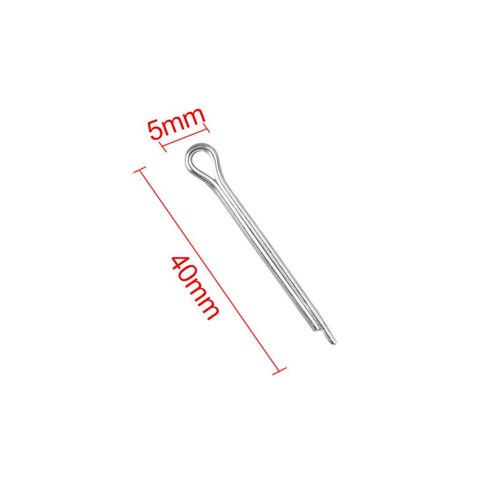 10pcs/lot Mountain Road Bike Lock Pins Hydraulic Bicycle Disc Brake Pad Fixing Stainless Steel Split Pin 4cm Cotter Lock Pin