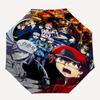 1pc Anime Characters Outdoor Umbrella - Automatic Opening/Closing - Portable 3-Fold Design - 8-Rib Iron Frame - Perfect Gift for Fans, Travelers,