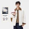 Veste d'hiver pour homme Style Grange Col montant Duvet de canard blanc Rétro 2025