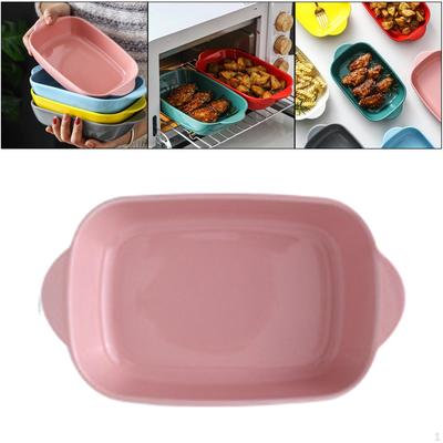 Ceramic Baking Dish Rectangular Dishes Suitable for Oven Microwave Kitchen Tableware
