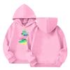 Children's Hoodies Loose Solid Color Hooded Sports Shirt Fashionable Sports Shirt