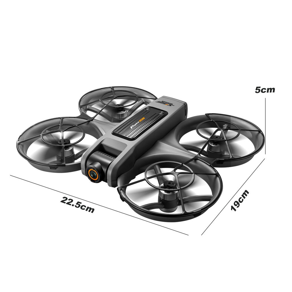 S156 Remote Control Drone 8K Dual Camera Foldable Quadcopter with 5.9inch Screen Remote Brushless Motor Optical Flow Hovering 360° Protection WiFi FPV