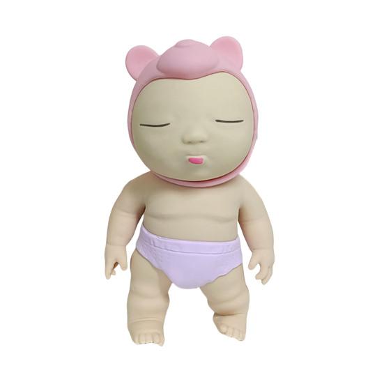 Baby Doll Squeeze Toy Teens Adults Anxiety Stress Relief Doll Fidget Toy Sand Filled Soft TPR Calming Doll Sensory Toy