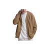 Uniqlo Casual Loose Long Sleeve Knit Sweater Unisex Tops Dark-Beige 462199-32