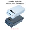 C16N Odnímateľný QC3.0 PD LCD displej Urob si sám 16x18650 puzdro na batériu Puzdro na batériu Power Bank Shell 5W/10W bezdrôtový nabíjací box bez batérie