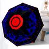 1pc Mandala Art Automatic Open/Close Umbrella - Portable Collapsible Umbrella with 8-Rib Stability, Fashion Lovers Yy251017110