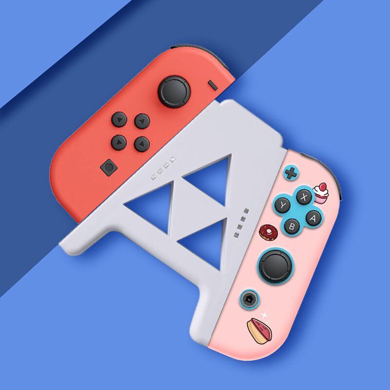Grip Handle Charging Dock Station Charger Chargeable Stand for Switch OLED Console Handle Controller High Speed Charger