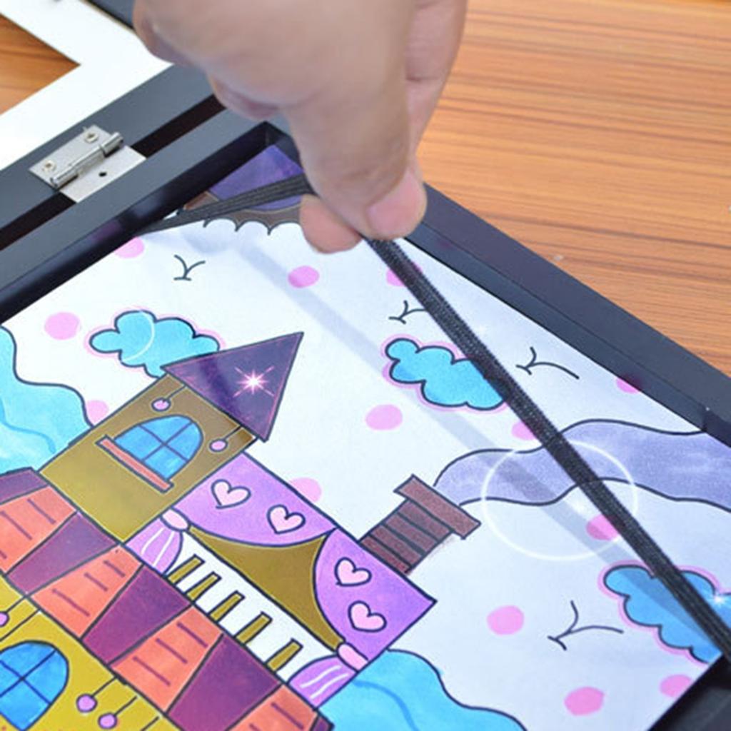 A4 Children Art Frame Sets Size Wooden Replaceable Photo Display for Poster Photo Drawing Paintings Pictures Display