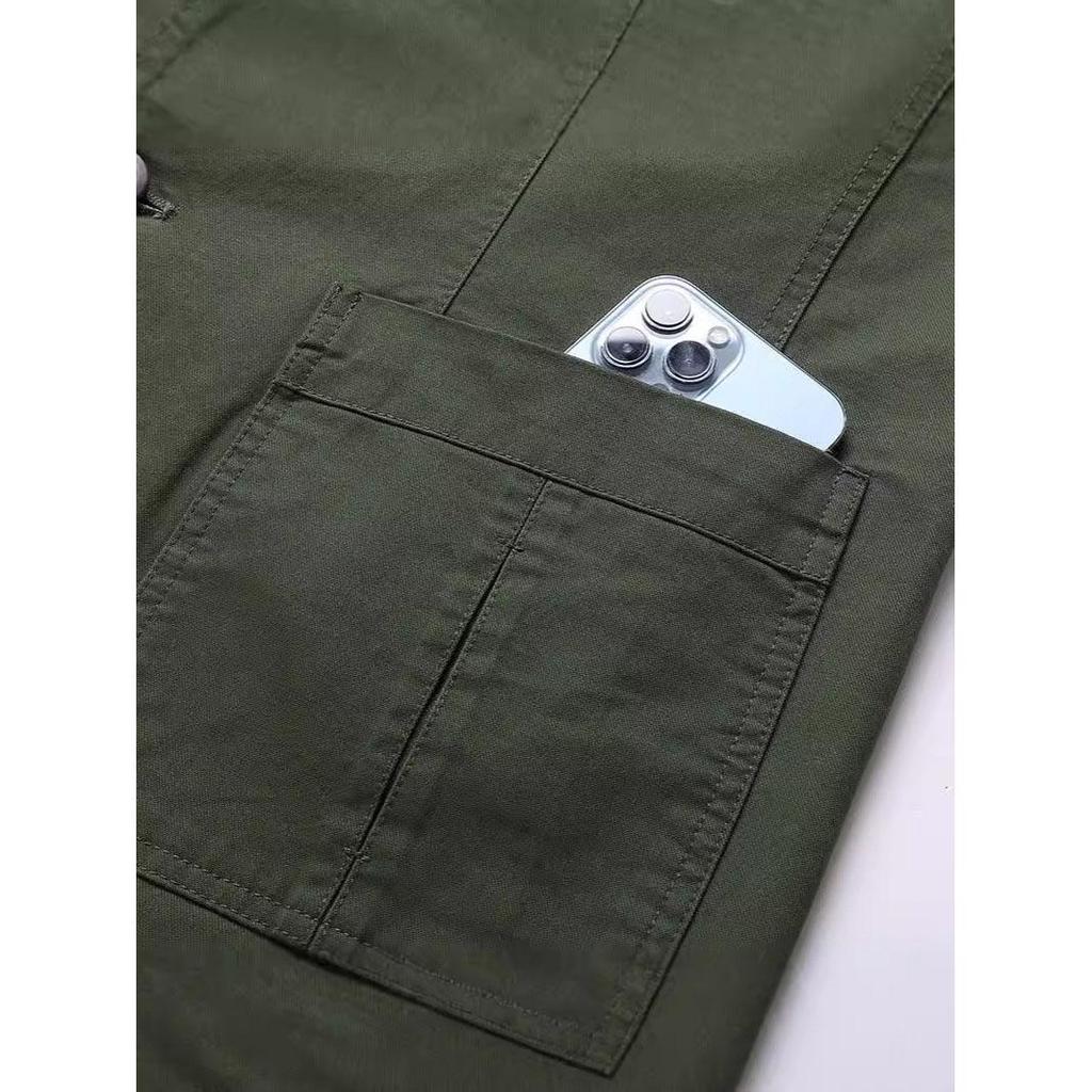 Men Blazer Middle-aged Loose Men Fashion Business British Style Casual Suit Three Button Cotton Casual Clothes Single West Coat