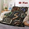 Cylindropetalus Collection 2D Flat Pattern Flannel Blanket, High quality All Seasons, Home Decor, Warmth and Comfort, Perfect for Christmas Gifts.