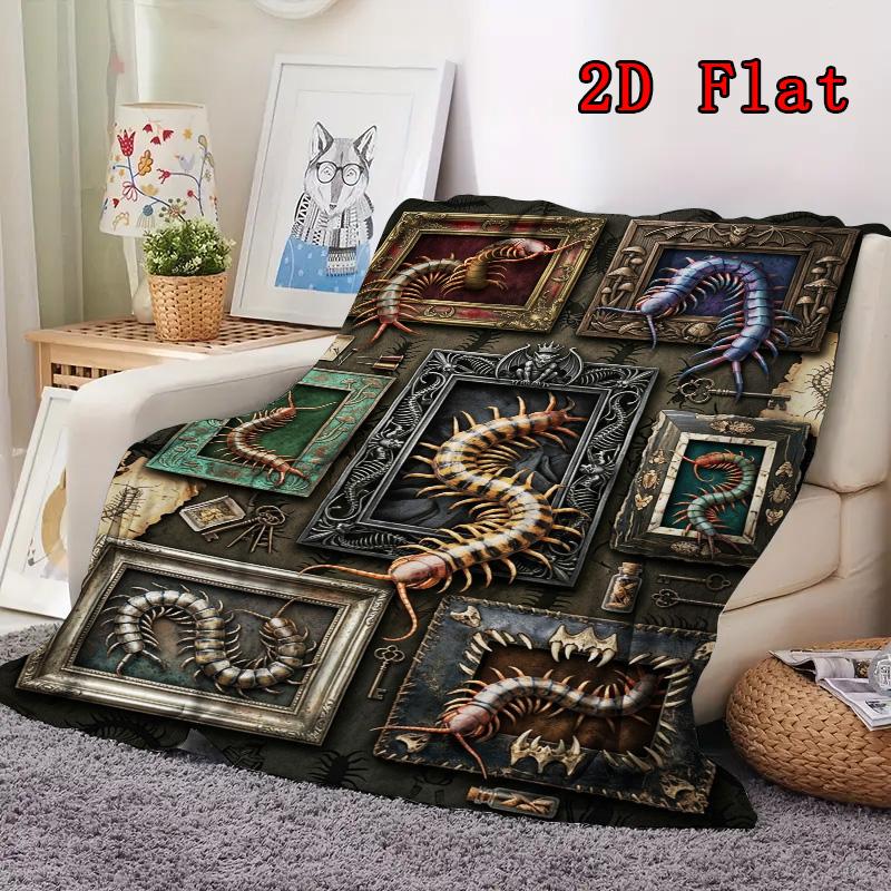 Cylindropetalus Collection 2D Flat Pattern Flannel Blanket, High quality All Seasons, Home Decor, Warmth and Comfort, Perfect for Christmas Gifts.