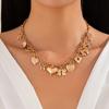 Pendant Collarbone Chain Necklace Heart-shaped Metallic Fashion Women's Necklace