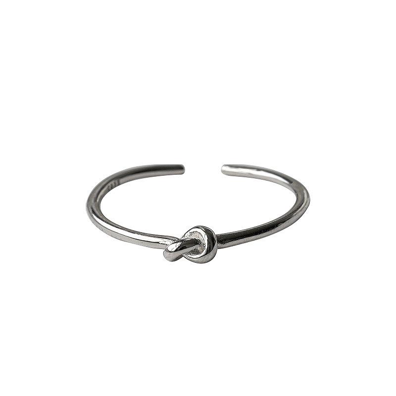 Inele deschis din argint sterling 925 pentru femei - Design Small Obsession, la modă și unic, pentru degetul arătător sau degetul mic
