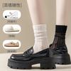 Cool and Breathable Summer Thin Mesh Tube Socks for Women, with Net Eye Design and Pure Color, Suitable for Children's Socks.