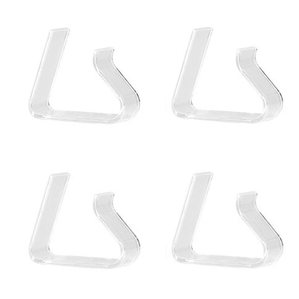 

4pcs Multi-function Cloth Clamps Plastic Tablecloth Holder New Tablecloth Clip Household 4pcs-L