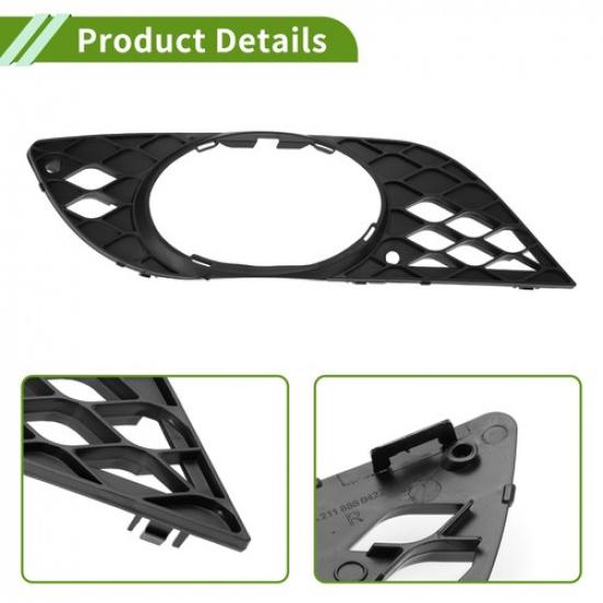1pc Car Front Right Fog Light Grill for Mercedes-Benz E-Class No.2118850422