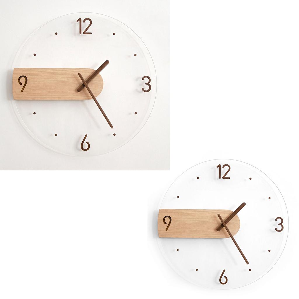 Wall Clock Innovative Minimalist Prevents Ticking Sweep Movement Modern Nordic Wall Clock for