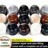 Leather Coloring Paste-three Colors(white,brown,black),suitable for Shoes,bags,sofas-repair,restore Faded and Scratched Leather