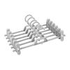 3/6Pcs Pants Skirts Non-slip Clips Hanger Wardrobe Attachable Clothes Organizer Household Space-saving Trousers Drying Racks