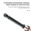 Hexagonal Bit Holders Set Magnetic SelfLocking Connecting Rod Corrosion Resistant Steel For Precise Work 3pcs/set
