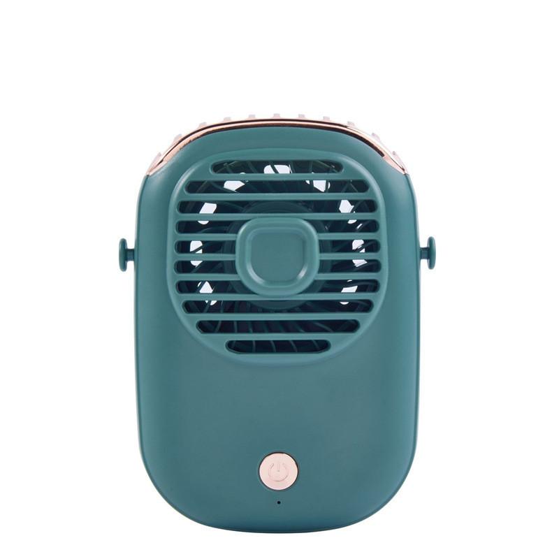 Mini Neck Hanging Fan Eyelash Blower Beauty Tool Usb Rechargeable Leafless Small Fan Noiseless 3-speed Mechanical Operation