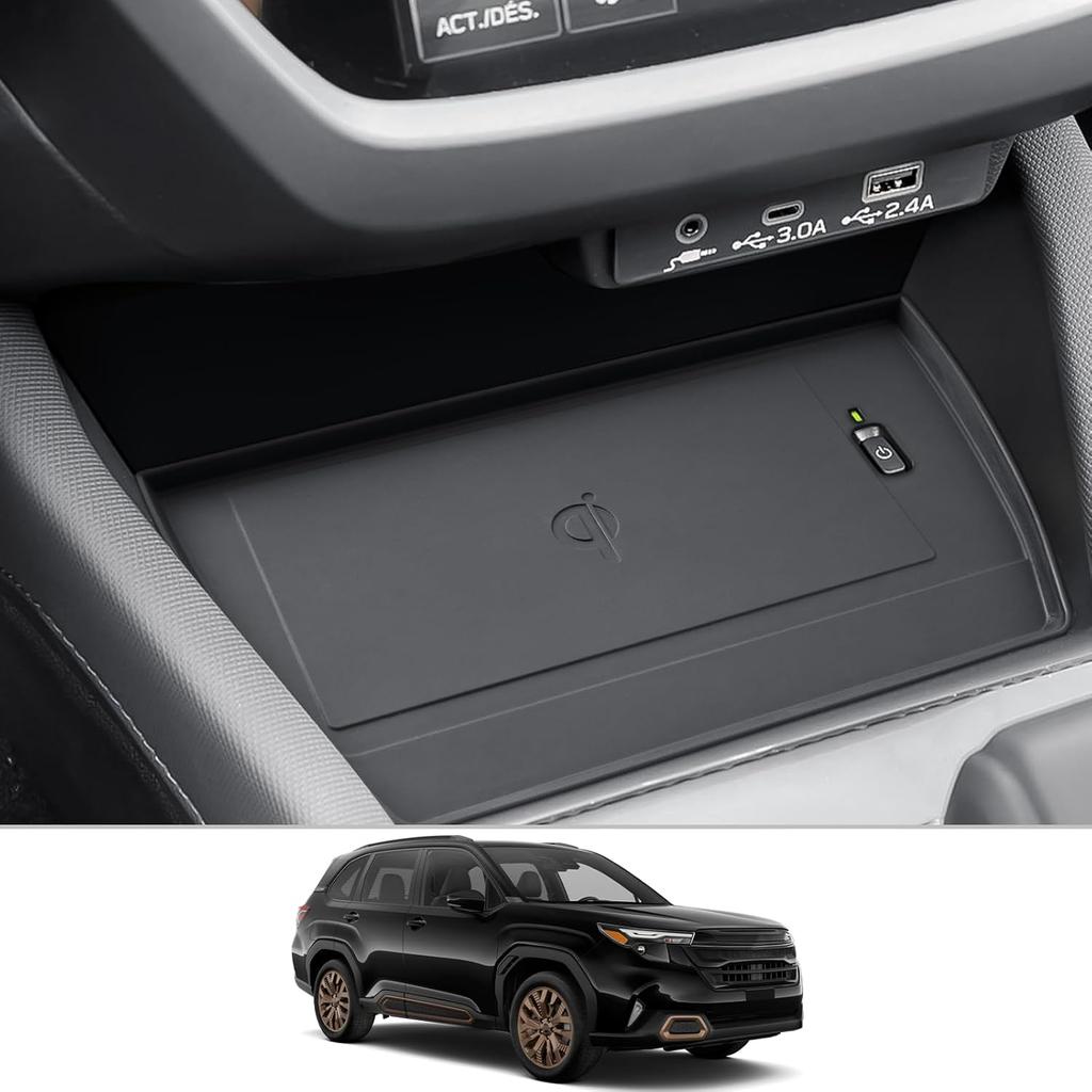 CDEFG for 2025 2026 Subaru Forester Center Console Gear Shift Cover Organizer for 2025 2026 Subaru Forester (Premium,Sport,Limited,Touring)