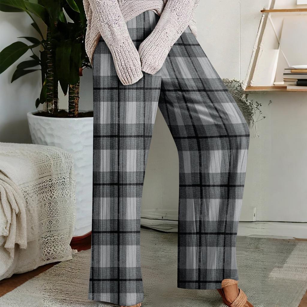 Pajama Pants, Sleepwear, Casual Drawstring Elastic Waist Pants, Comfortable Straight-leg Loose Pants