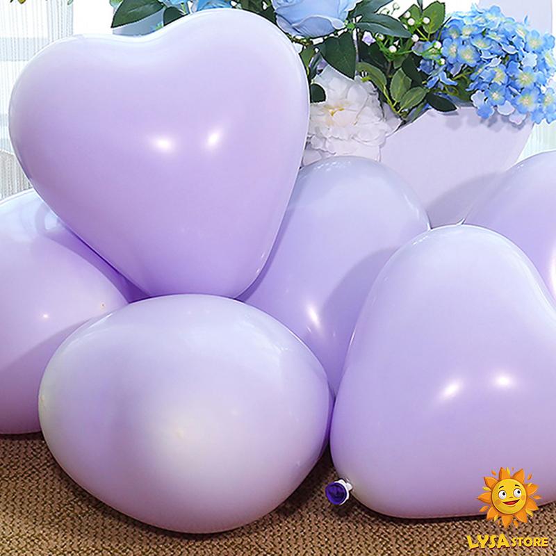 12inch Heart Shaped Balloon Love Anniversary Macaron Birthday Party Decoration Propose Wedding Site Layout Baby Shower Kids Toy