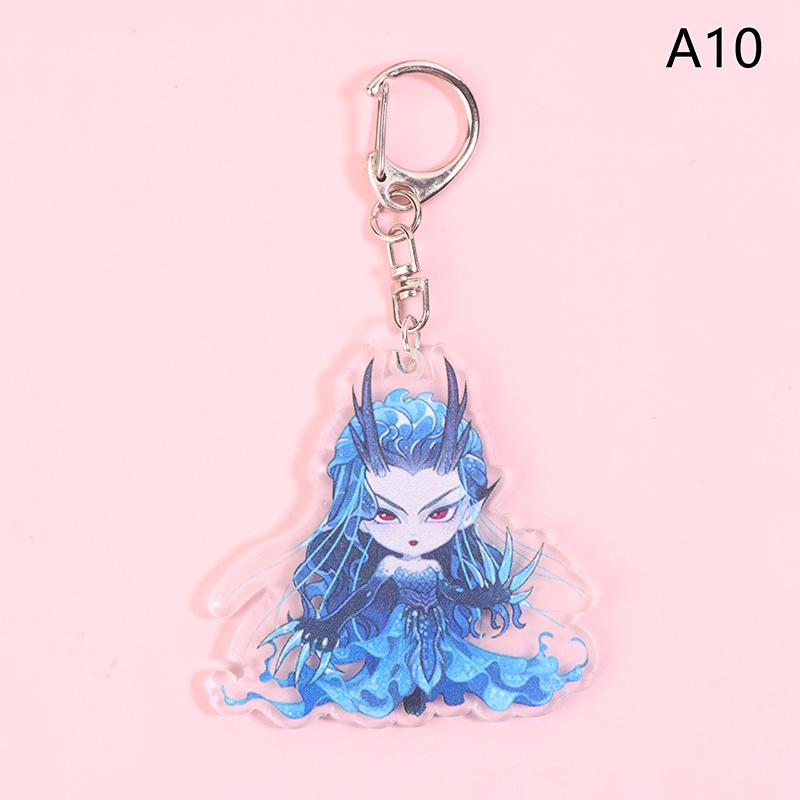 

Акриловый брелок Каваий Подвеска для школьной сумки Мультяшная анимация Высококачественная цепочка Украшение для школьной сумки