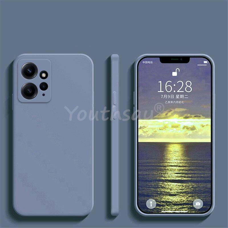 For Xiaomi Redmi Note 12 Case Silicone Liquid For Redmi Note 12 Pro Plus Cover TPU Protector Case Redmi Note 12 Turbo 12S Cover