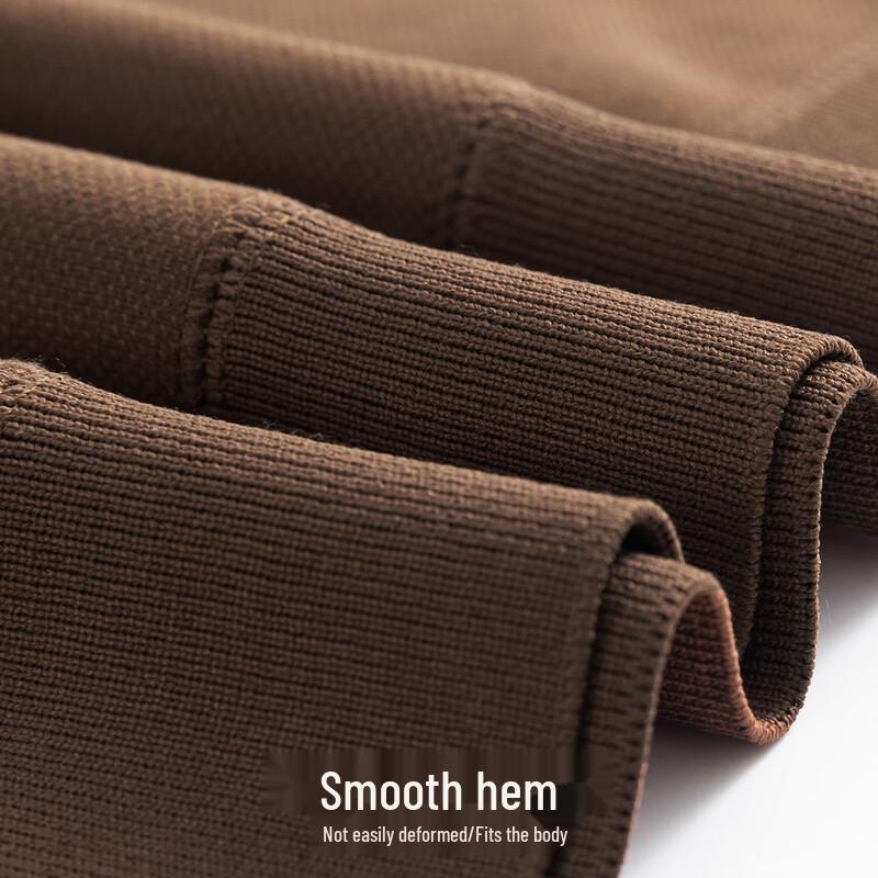 Hodo Men's Warm Wool Blend Half-Zip Stand Collar Sweatshirt