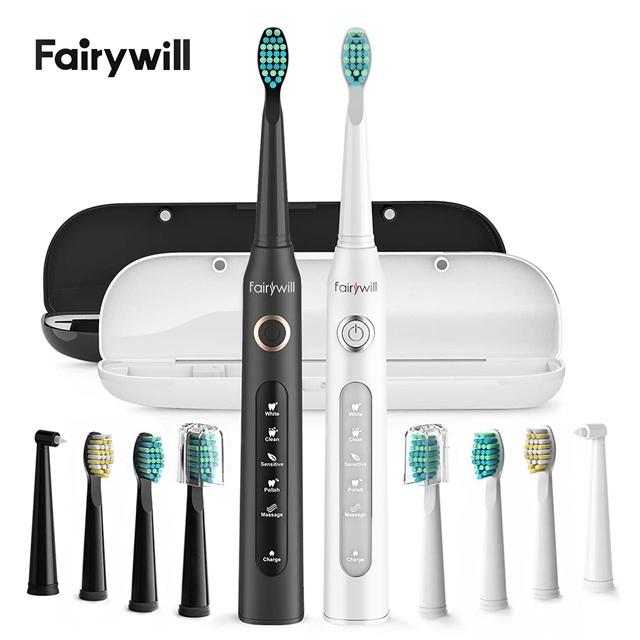 Buy Fairywill Sonic Electric Toothbrush Ultra Sonic Fast USB Charger Waterproof IPX7 5Mode
