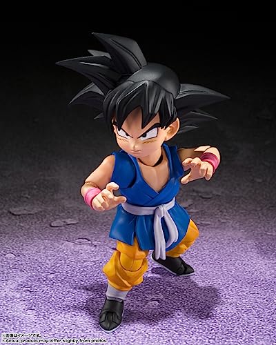 TAMASHII NATIONS SHFiguarts Dragon Ball GT Son Goku -GT- Aprox.. Figura móvel pintada em ABS e PVC de 80 mm