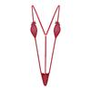 Damen Mikro-Bikini Neckholder Body T-Rücken Monokini Badebekleidung Nachtwäsche