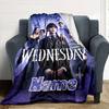 Wednesday Addams Gothic Mansion Family Members Four Seasons Blanket Customized With Your Name Lightweight And Warm Perfect Gift For Home Office
