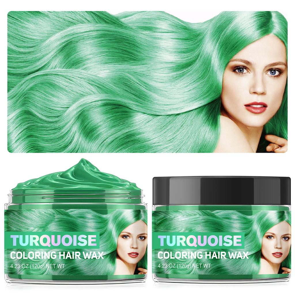 Farbiges Haarschlamm-Stylingwachs, 9 Farben, Friseur-Einweg-Färbemittel, Haarcreme, Styling, Unisex