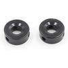2Pcs Universal Car Window Handle Winder Riser Replacement Winder Crank Riser Window Handles Aluminum Alloy (Black)