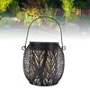 Outdoor Solar Lantern LED Metal IP65 Water Proof Garden Decorative Hanging Solar Light for Table Pathway Walkway Patio