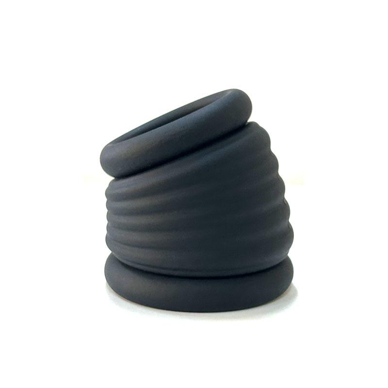 Silicone Ball Lock Penis Sleeve Restraint Ring for Endurance and Sperm Delay