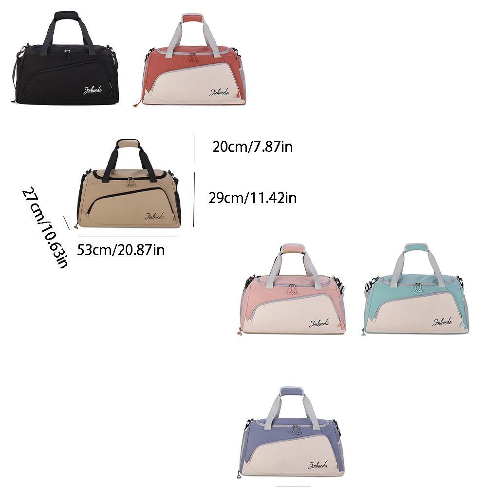 Large Capacity Sports Gym Bag Waterproof Wet Dry Separation Training Bag Multifunctional Travel Luggage Bags Yoga Exercise