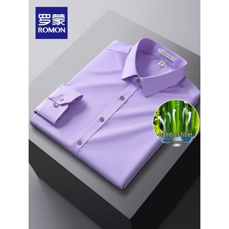 ROMON Men s Wrinkle-Free Long-Sleeve Shirt 43