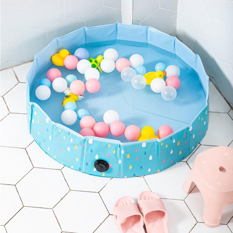 Ocean Ball Basseng Sammenleggbar Gratis oppblåsbar Bobo Ball Pool Baby Innendørs Sand Pool Spill Pool