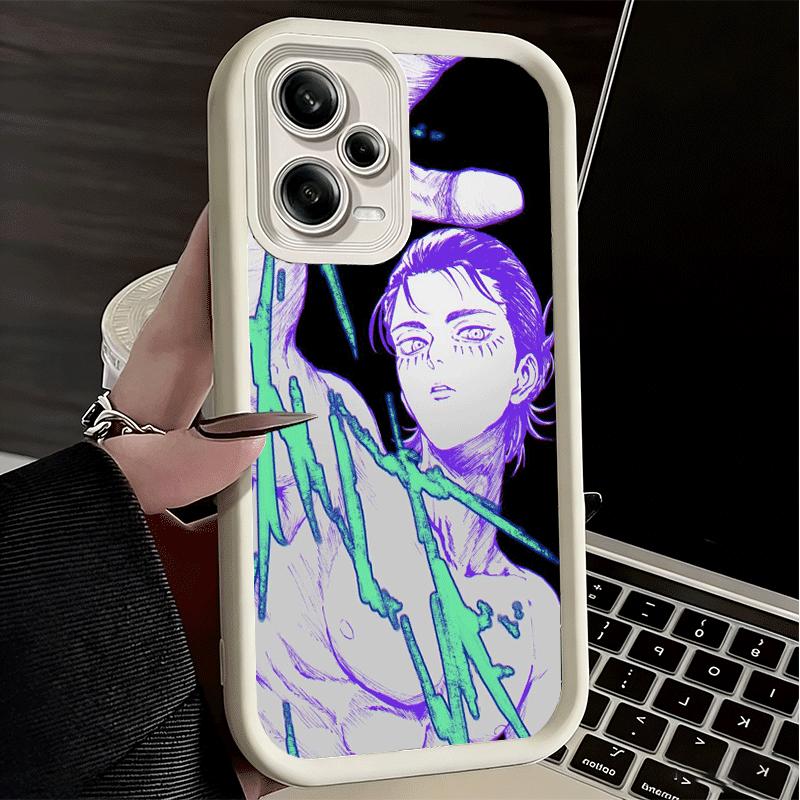 Phone Case for Xiaomi Redmi Note 15 14 13 Pro Plus A-Attack On T-Titan Eren Yeager Shell 12S 11 11S 11T 5G 14S Soft Silicone Fun