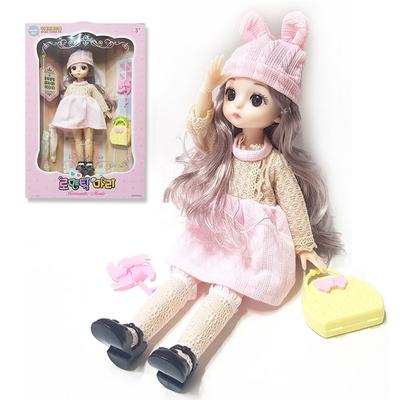 iFriends Romantic Marie Pink Rabbit Marie Ball-jointed Doll, Mixed Colors, 30cm
